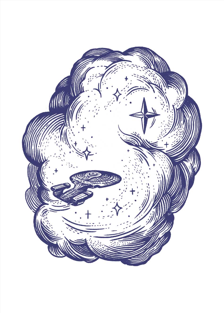 victorian style star trek painting